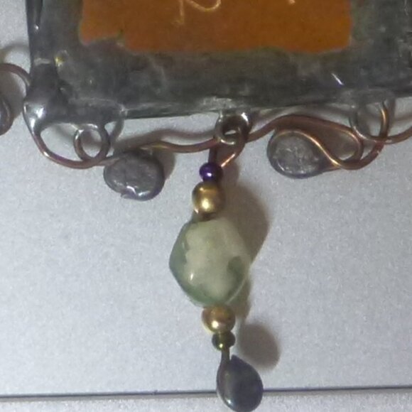 Vintage Polish "Miniatures from Behem's Codex" Stamp Brooch/Pendant - Picture 7 of 9